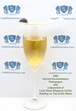 1985 Henriot Enchanteleurs Champagne with O My Setra Caviar Pairing