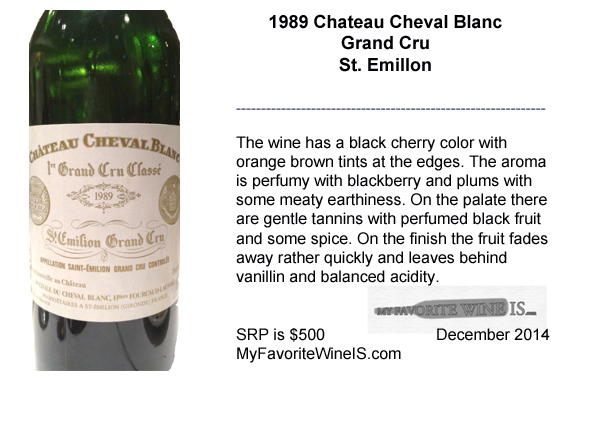 1989 Chateau Cheval Blanc