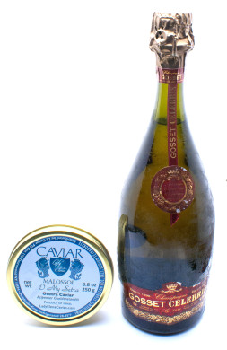 1990 Gosset Celebris Champagne with Osetra Caviar pairing