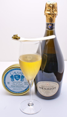1996 Henriot Enchanteleurs champagne and Kaluga caviar pairing