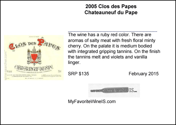 2005 Clos des Papes Chateauneuf du Pape