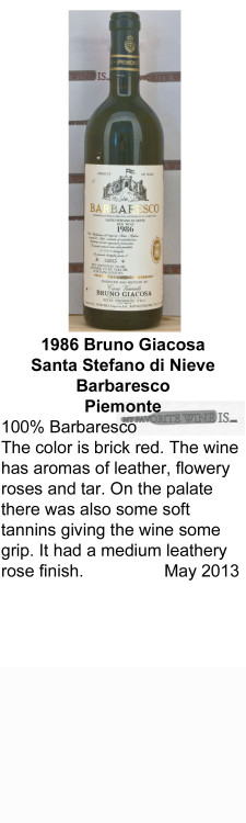 1986 Bruno Giacosa Santa Stefano di Nieve for WEB