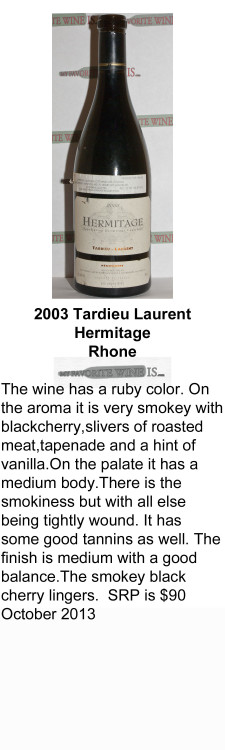 2003 Tardieu Laurent Hermitage for WEB