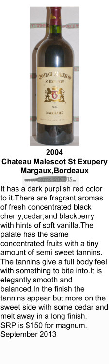 2004 Chateau Malescot St Exupery for WEB