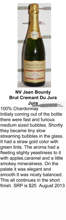 NV Jean Bourdy Cremant Du Jura for WEB
