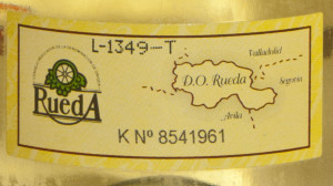 Rueda Verdejo Certificate