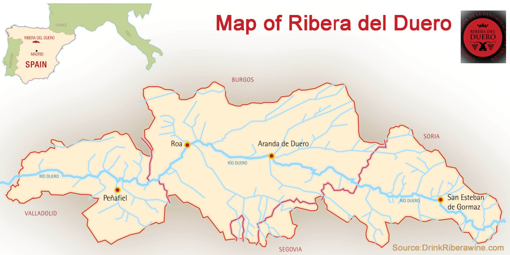 Ribera Spain Map