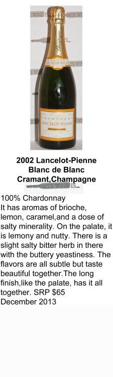2002 Lancelot Pienne Blanc de Blanc for WEB