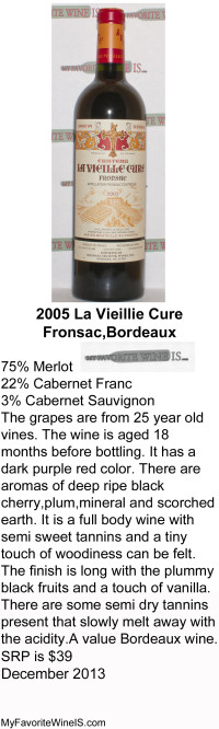 2005 La Vieillie Cure Wine Review