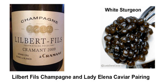 Lilbert Fils Champagne and Lady Elena Caviar Pairing