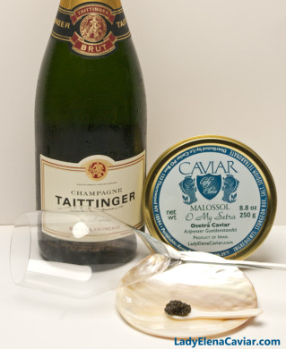 Taittinger Champagne Osetra Caviar